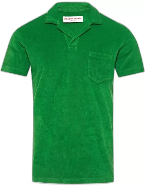 Terry Towelling - Coastal Garden Tailored Fit Organic Cotton Towelling Resort Polo Shirt