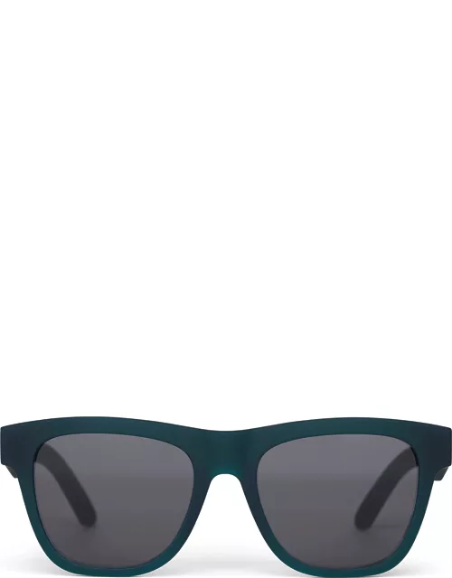 TOMS Sunglasses Green Traveler Collection Dalston Matte Deep Forest Frame Dark Grey Len