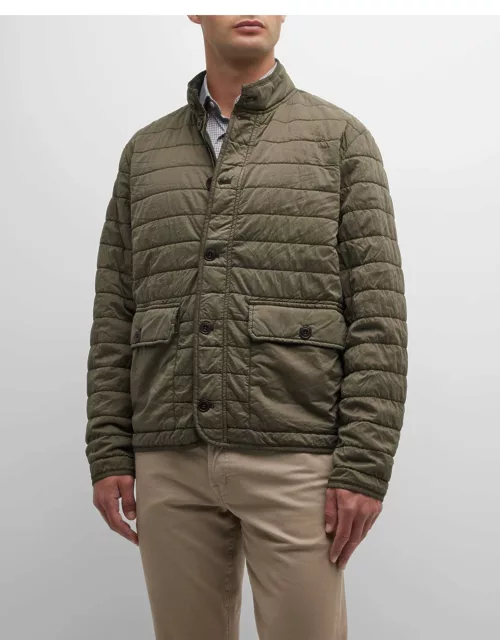 Men's Greenwich Quilted Bomber Jacket