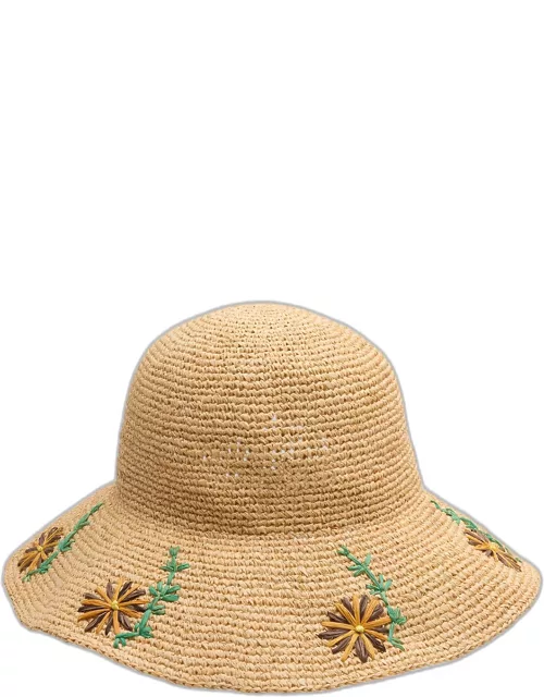 Paper Straw Sunflower Hat