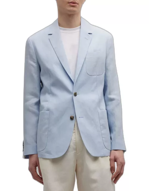 Men's Linen Two-Button Sport Coat