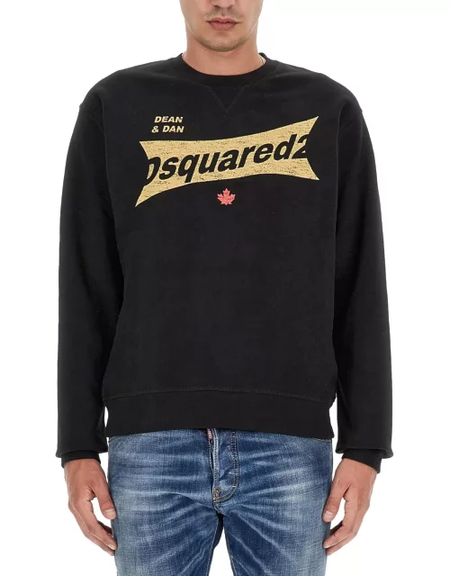 dsquared sweatshirt with logo