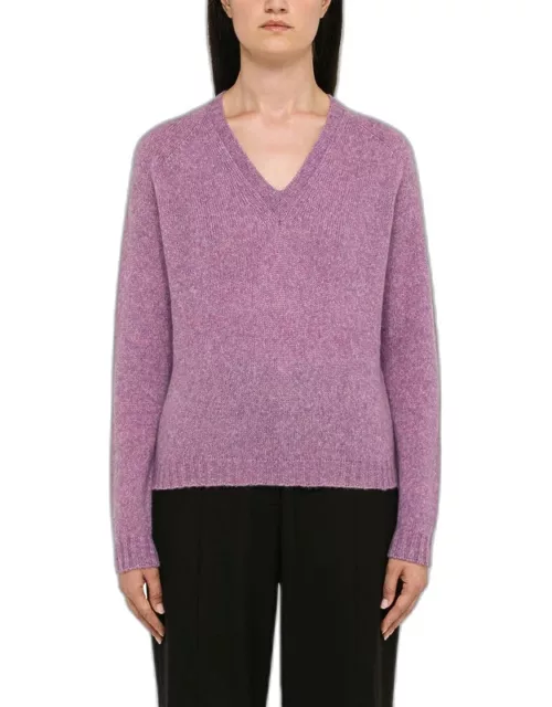 Lilac V-neck sweater