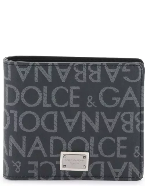 DOLCE & GABBANA Jacquard logo wallet