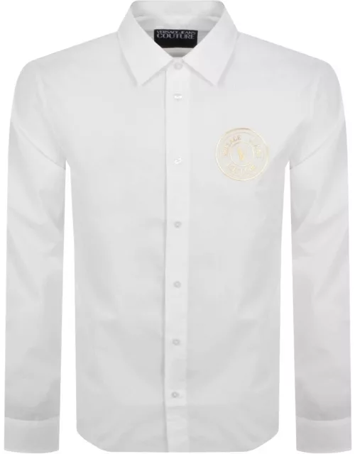 Versace Jeans Couture Long Sleeve Shirt White