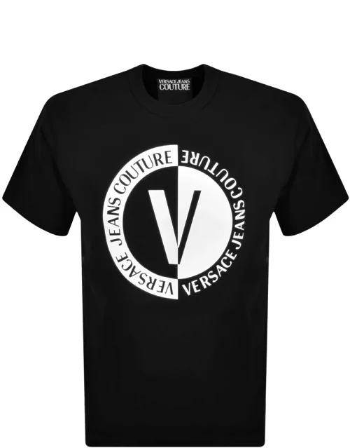 Versace Jeans Couture Logo T Shirt Black