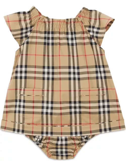 burberry shea dress with coulotte