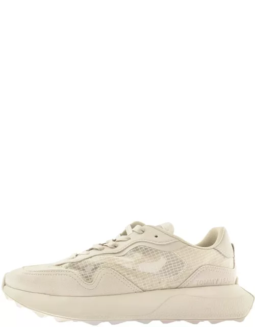 Tommy Jeans Translucent Runner Trainers Beige
