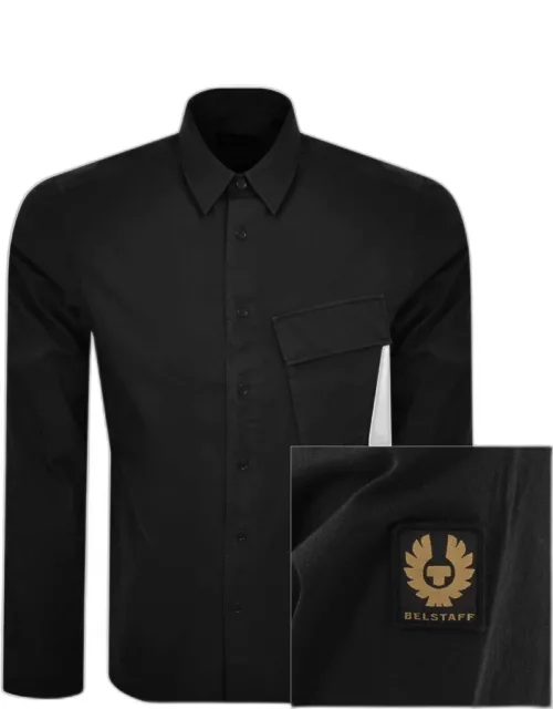 Belstaff Scale Long Sleeved Shirt Black
