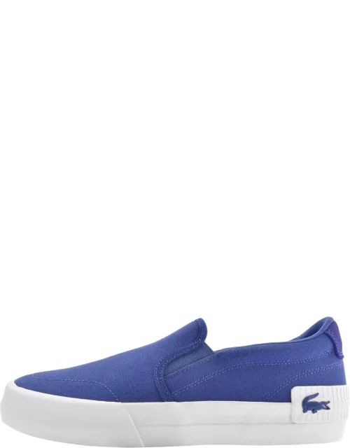 Lacoste L004 Slip On Trainers Navy