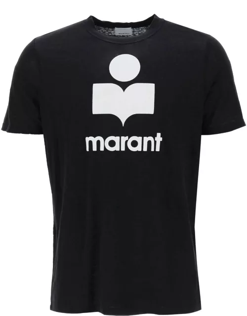MARANT 'karman' logo linen t-shirt