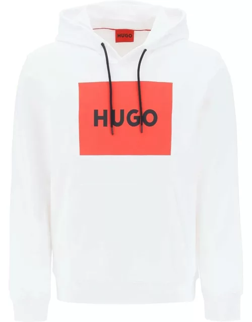 HUGO logo box hoodie
