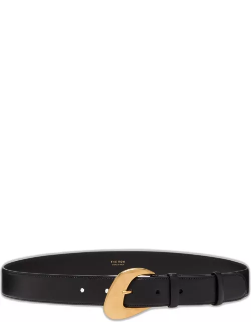 Effi Oval Buckle Leather Belt