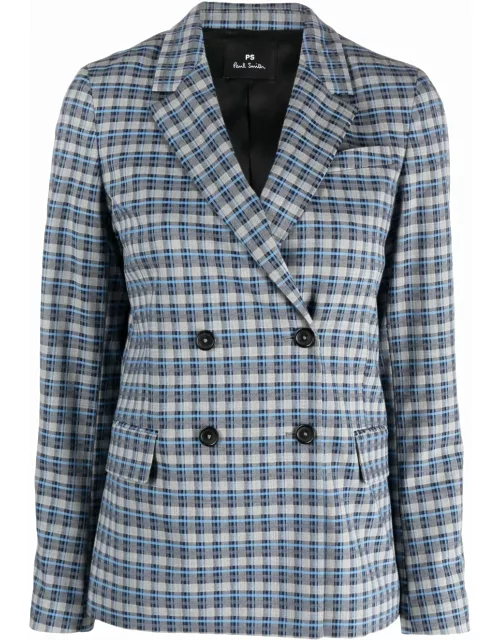 PS by Paul Smith Checked Double Breasted Jacket