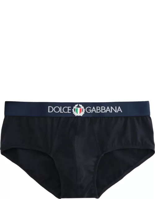 Dolce & Gabbana Brando Logoed Elastic Band Cotton Brief
