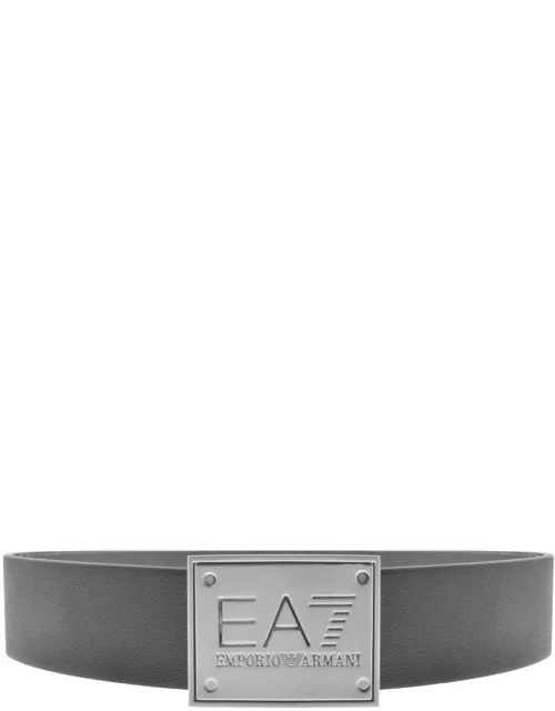 EA7 Emporio Armani Reversible Logo Belt Grey