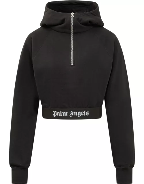 Palm Angels Hoodie With Logo