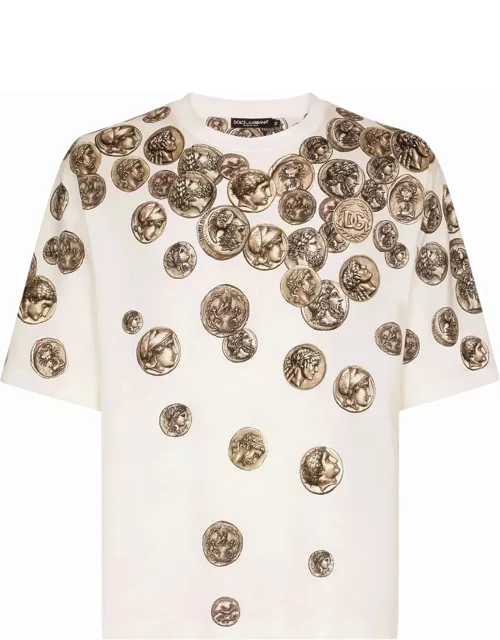 Dolce & Gabbana Coin Print T-shirt