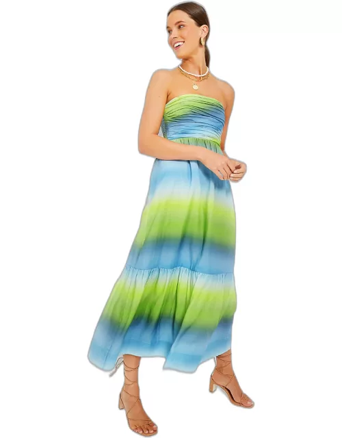 Chartreuse and Sky Ombre Kaia Dres