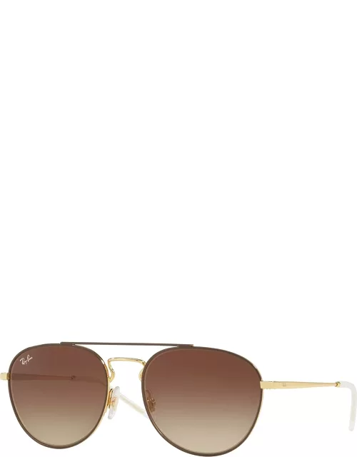 Gradient Square Sunglasses, 55M