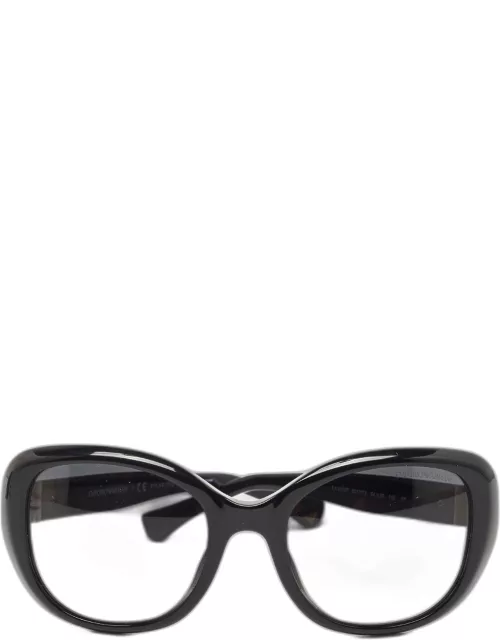Emporio Armani Black Gradient Polarized Sunglasse