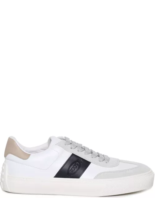 Tod's Sneakers In Smooth And Suede Leather