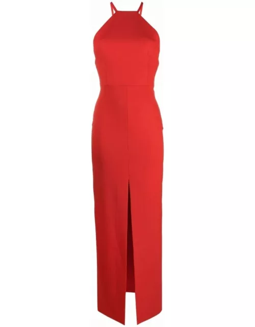 The Lila long red dres
