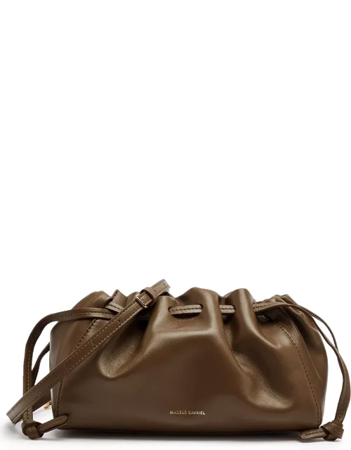 Mansur Gavriel Bloom Mini Leather Cross-body Bag - Brown