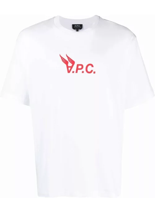 A.P.C. Hermance logo-print cotton T-shirt