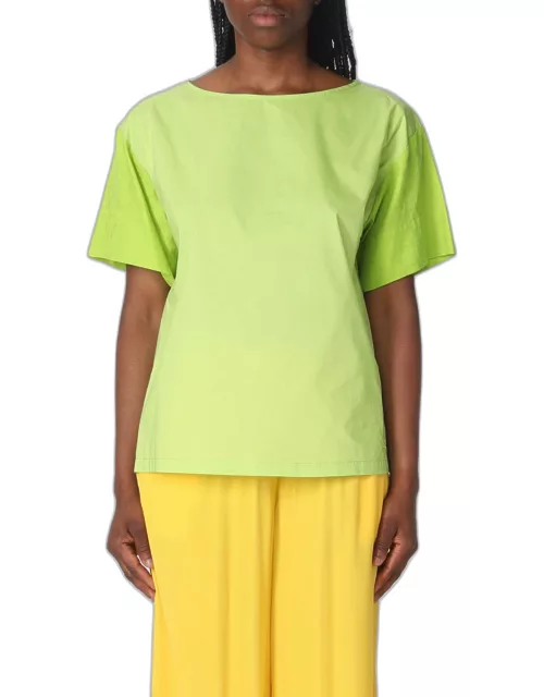 T-Shirt SEMICOUTURE Woman colour Green