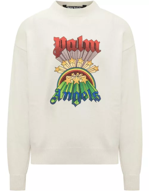 Palm Angels Rainbow Sweater