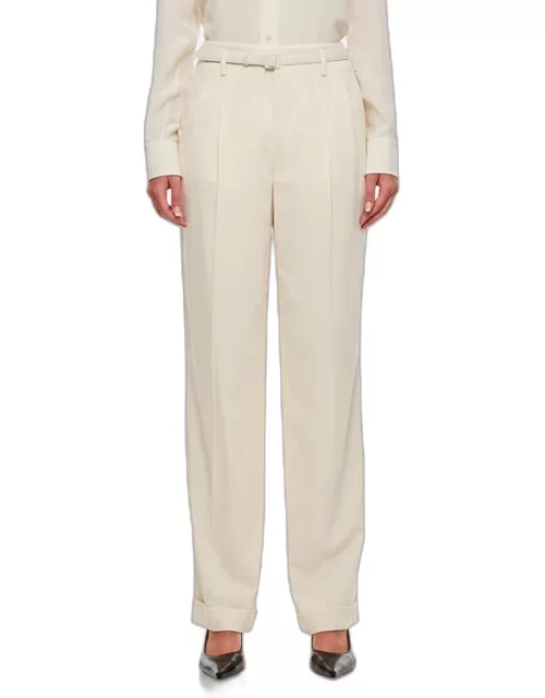Ralph Lauren Collection Stamford Pleated Pants White