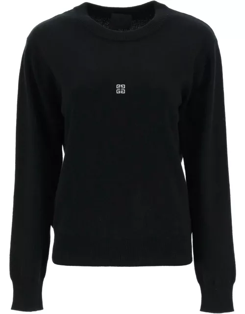 GIVENCHY 4g wool and cashmere sweater with back logo