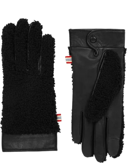 Agnelle Bert Black Shearling Glove