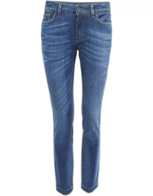 Dolce & Gabbana Blue Denim Pretty Skinny Jeans M Waist 30"