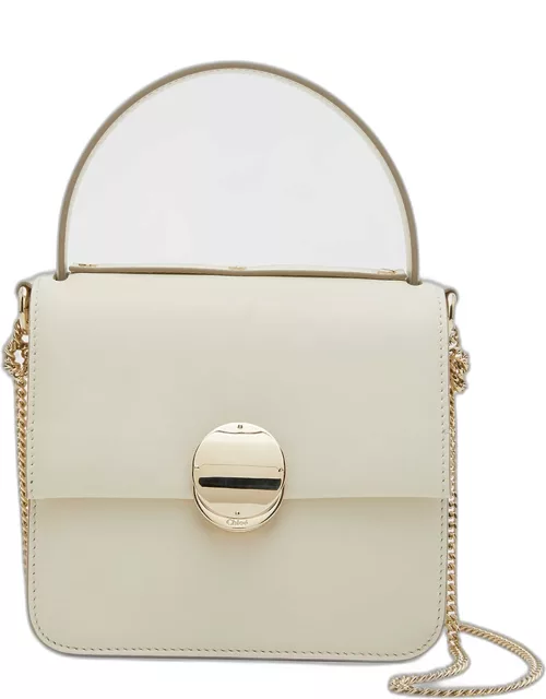 Penelope Box Mini Top-Handle Bag in Smooth Leather