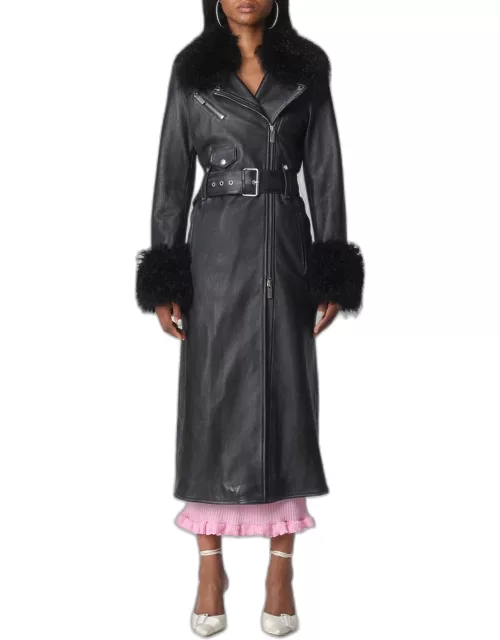 Coat BLUMARINE Woman colour Black