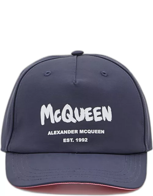 Alexander McQueen Hat Tonal Graffiti B