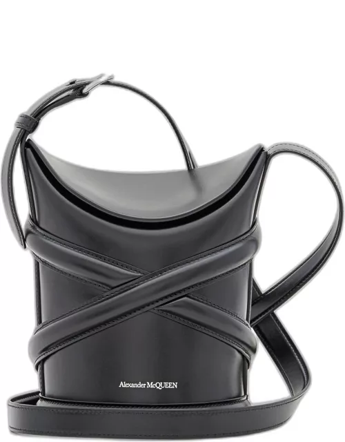Alexander McQueen The Curve Leather Bucket Bag