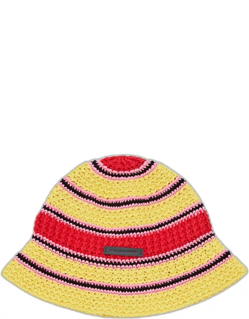 Stella McCartney Cotton Crochet Buckle Hat
