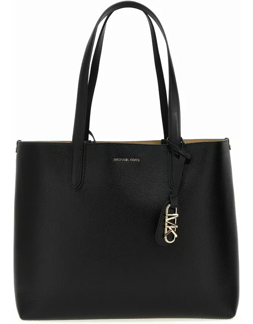 Michael Kors Logo Leather Shopping Bag