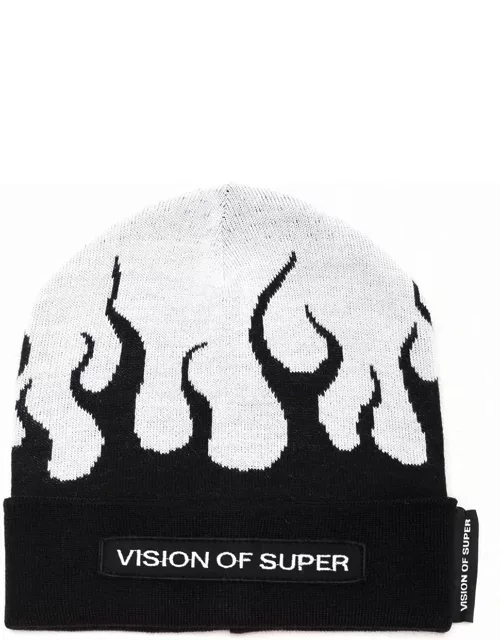 Vision of Super Beanie With Red Flame