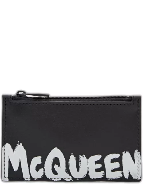Alexander McQueen Logo Leather Wallet