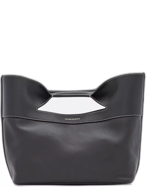 Alexander McQueen The Bow Small Leather Tote Bag