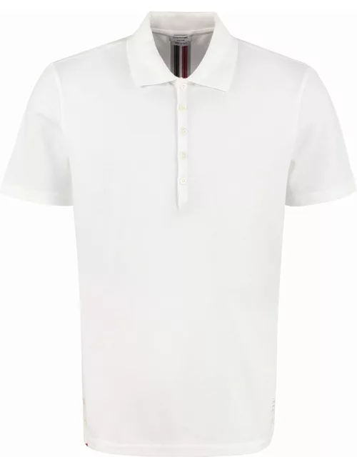 Thom Browne Short-sleeved Cotton Polo Shirt