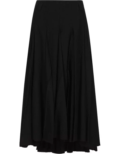 Prada High-waist A-line Midi Skirt