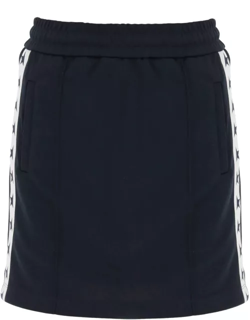 GOLDEN GOOSE sporty skirt with contrasting side band