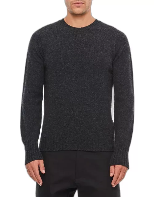 Drumohr Crewneck Wool Sweater Grey