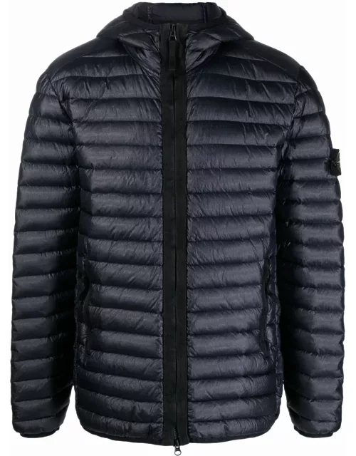 Stone Island feather down hooded jacket