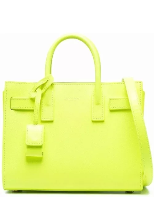 Fluo yellow Sac de Jour small tote bag